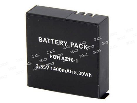 3.85V 1400mAh/5.39WH battery compatible model XIAOYI AZ16-1 - 0