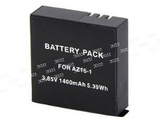 3.85V 1400mAh/5.39WH battery compatible model XIAOYI AZ16-1