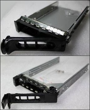 Dell SAS SATA SCSI Hot Swap Trays Brackets Interposers Tray - 1