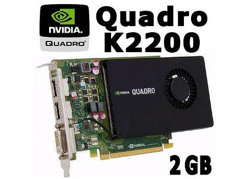 nVidia Quadro K620 K2200 K4200 | 512MB - 8GB PCI-e VGA Kaart - 3
