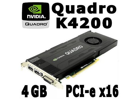 nVidia Quadro K620 K2200 K4200 | 512MB - 8GB PCI-e VGA Kaart - 4