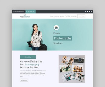 Design a Beautiful Website Homepage / Landing Page PSD/Graphic Designs - 1