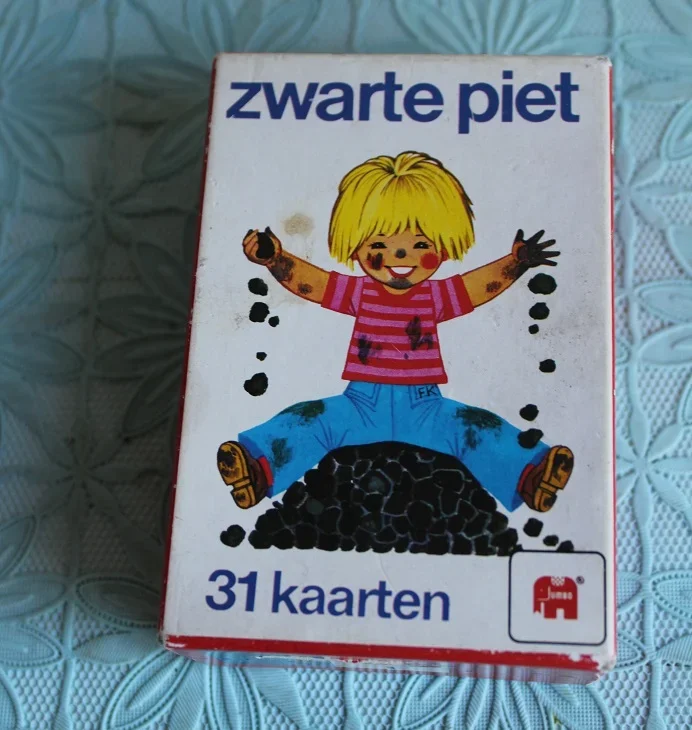 Rond en rond lengte pint Zwarte Piet kaart spel
