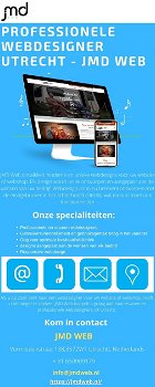 Huur JMD Web in, Het Toonaangevende Webdesign Bureau in Utrecht | JMD Web | Web design - 1