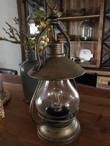 decoratie lamp , rond glas , kado - 6
