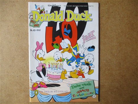 adv7432 donald duck weekblad 40 jaar - 0