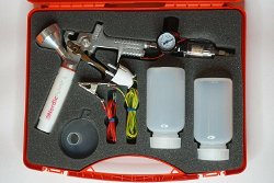 Poedercoat systeem Pro set in koffer PCS12 Tribo doe het zelf poedercoaten