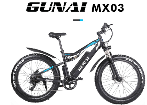 GUNAI MX03 Electric Bicycle 1000W 48V 17Ah Battery - 1