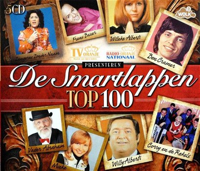 De Smartlappen Top 100 (5 CD) Nieuw/Gesealed - 0