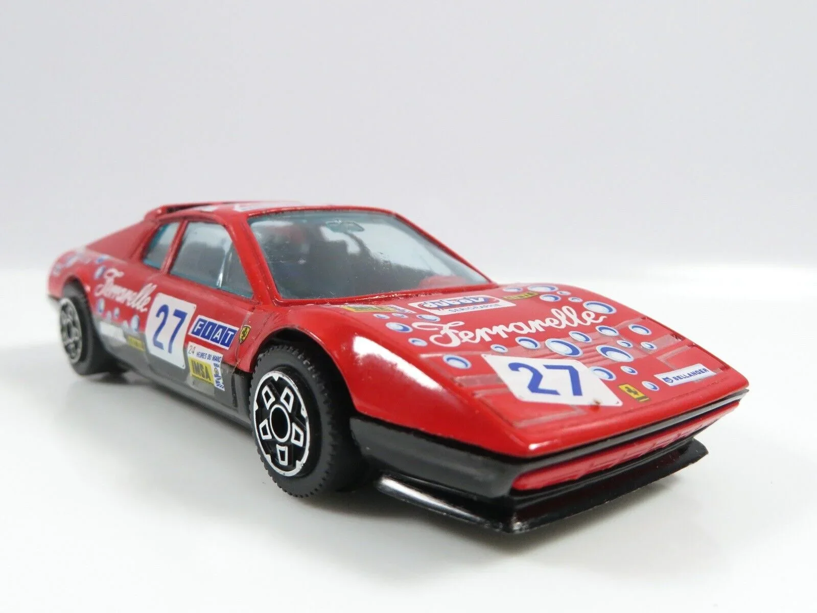 1:43 Bburago Ferrari BB 512 #27 'Ferrarelle' (los model) - nr. 1