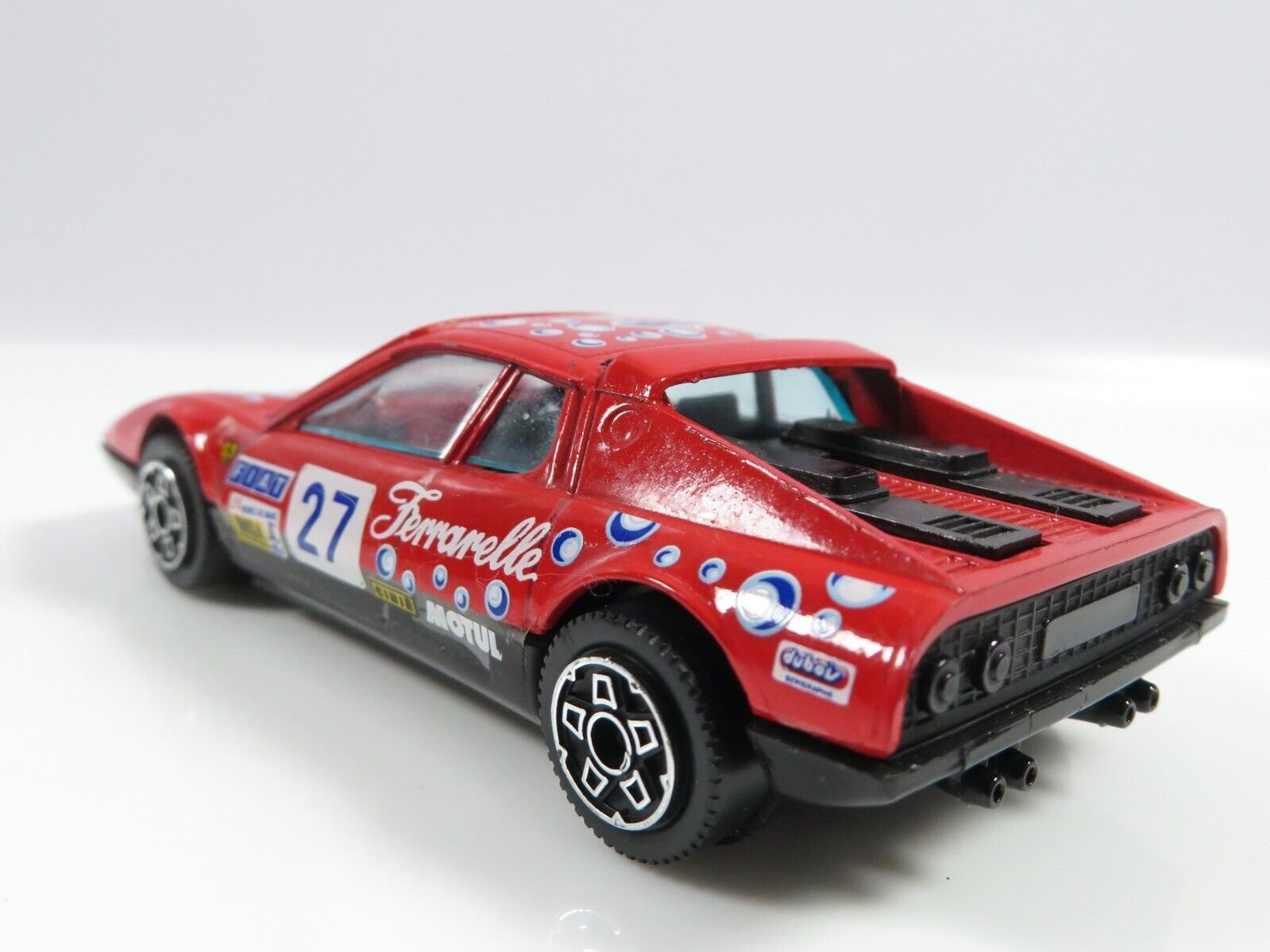 1:43 Bburago Ferrari BB 512 #27 'Ferrarelle' (los model) - Afbeelding 4
