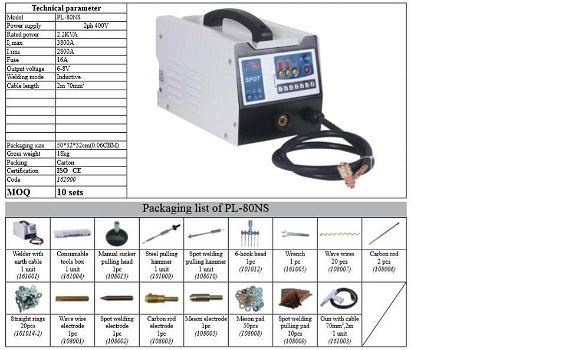 Spotter set 380V 3800 Amp + CE - 1