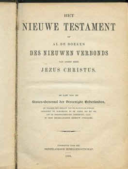 Het nieuwe testament of al de boeken des nieuwen verbonds on - 2