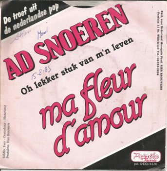 Ad Snoeren – Ma Fleur D'amour (1984) - 0