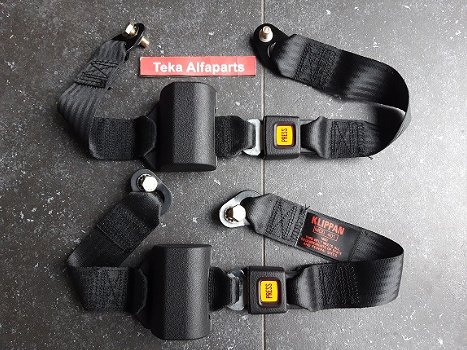 Alfa Romeo Set Autogordels Klippan Mod. 401 Seatbelt Sicherheitsgurt - 0