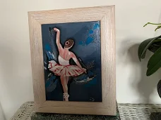 Olieverf Schilderij Ballet Danseres