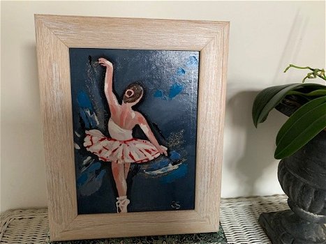 Olieverf Schilderij Ballet Danseres - 4