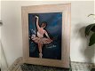 Olieverf Schilderij Ballet Danseres - 5 - Thumbnail