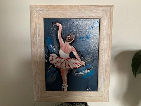 Olieverf Schilderij Ballet Danseres - 6