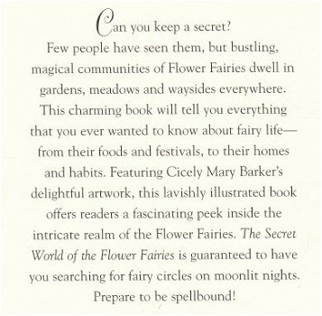 THE SECRET WORLD OF THE FLOWER FAIRIES - Cicerly Mary Barker - 1