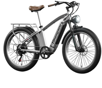 Shengmilo MX04 26*3.0 Inch Fat Tire Electric Moped Bike - 0