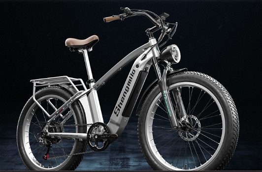 Shengmilo MX04 26*3.0 Inch Fat Tire Electric Moped Bike - 3