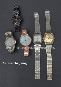 = 5 Horloge's voor loop of onderdelen =48336
