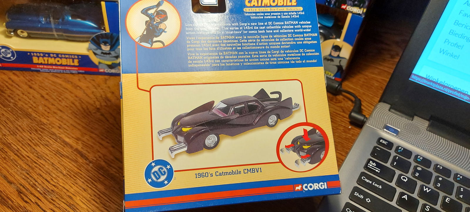 BATMAN 1960's - DC Comics CATMOBILE - Afbeelding 2