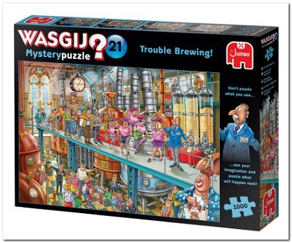 Wasgij Mystery 21: Trouble Brewing! - Jumbo - 1000 Stukjes - 0