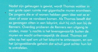 DE LABYRINTRENNER (4 delen) - James Dashner - 1