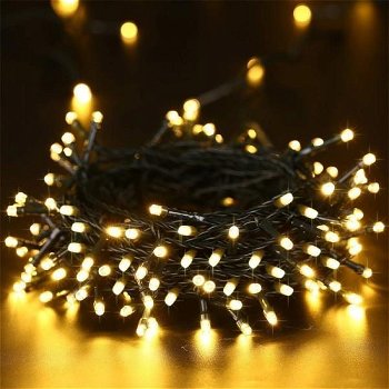 Solar 100 LED kerstverlichting + USB - 0