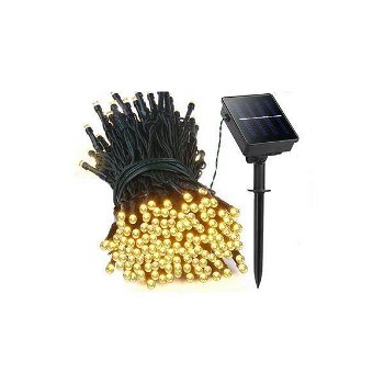 Solar 100 LED kerstverlichting + USB - 2