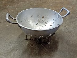Vintage aluminium vergiet