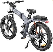 ENGWE X26 Electric Bike 26*4.0 Inch Fat Tires 50Km/h Max