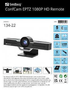 ConfCam EPTZ 1080P HD Remote Videoconferentie - 6