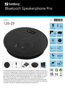 Bluetooth Speakerphone Pro geschikt voor alle merken - 4