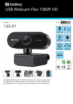 USB Webcam Flex 1080P HD - 4
