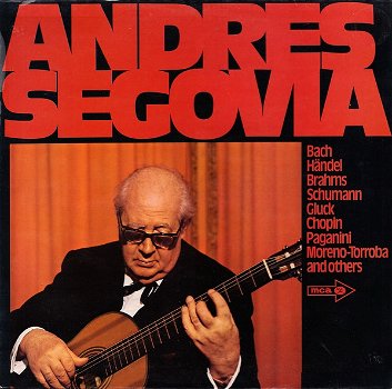 LP - Andres Segovia - klassieke gitaar - 0