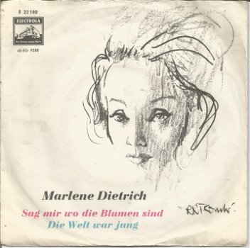 Marlene Dietrich – Sag Mir Wo Die Blumen Sind (1962) - 0