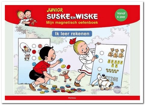 Junior Suske en Wiske: Mijn magnetische oefenboek - Ik leer - 0