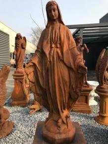 tuinbeeld Heilige Maria met pilaar - 5