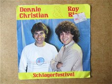 a4752 dennie christian / roy black - schlagerfestival