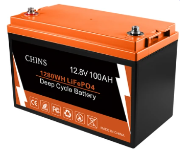 CHINS LiFePO4 Battery 12V 100AH Lithium Battery - Built-in - 0