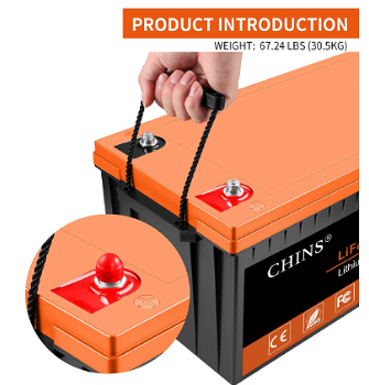 CHINS LiFePO4 Battery 12V 300Ah Lithium Battery - 3