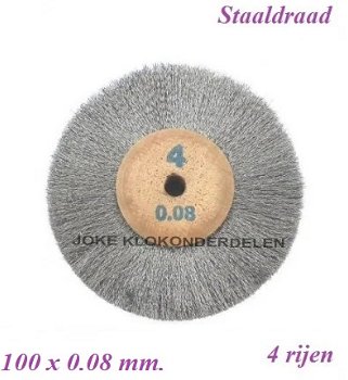 = Rond borstel = gegolfde staaldraad = 35194 - 0