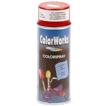 COLORWORKS RAL3002 ROOD 400 ML - 0