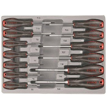 Torx Schroevendraaierset 13 Delig Force - 0