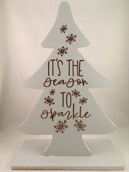 Kerst decoratie Kerstboom & waxinelichthouder optie 2 - 0