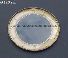 = Pendule deur / wijzerplaat = bol glas =48399