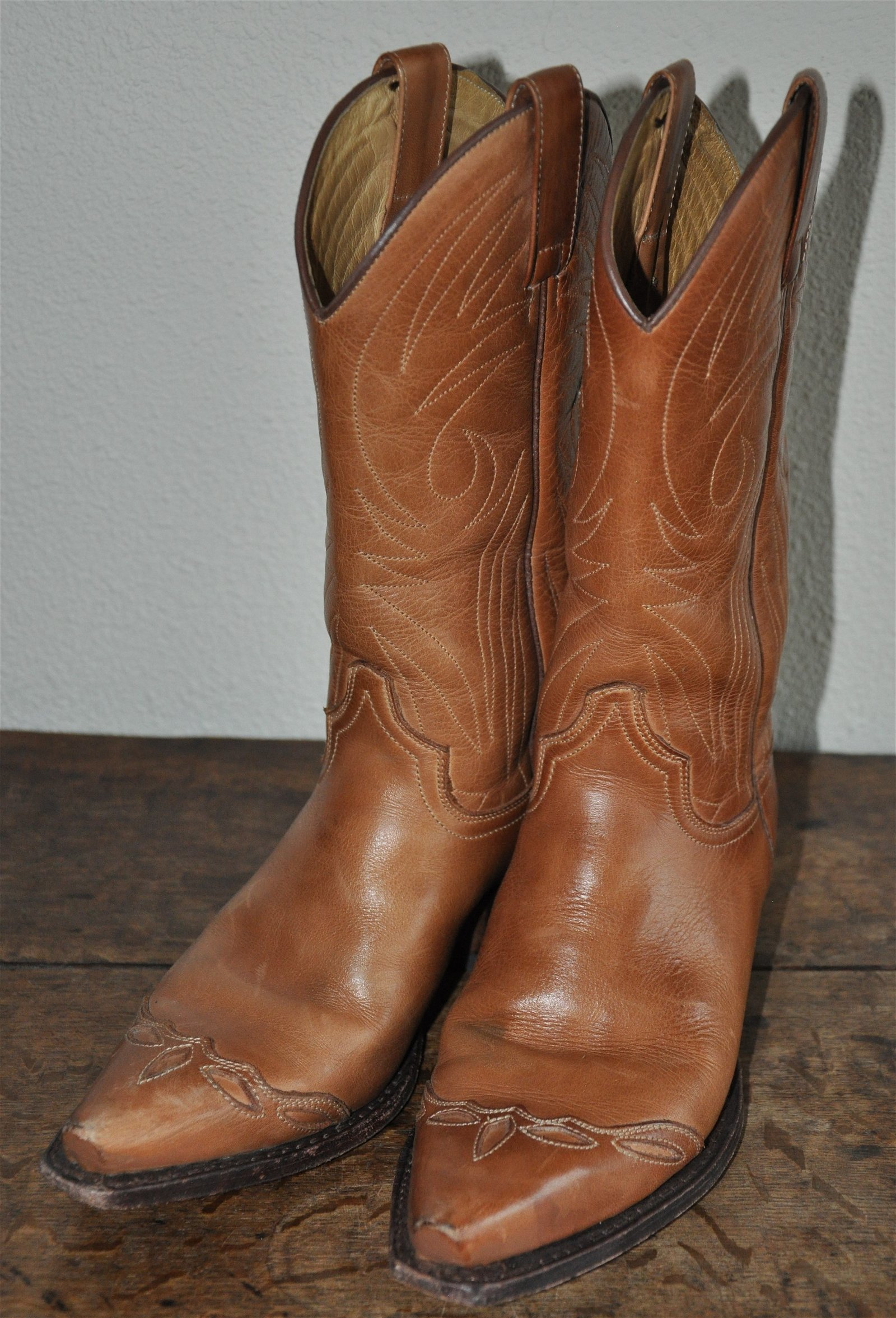 vuilnis dienblad Bedenk Western laarzen/cowboy boots Dr. Adams made by Sendra bruin maat 36